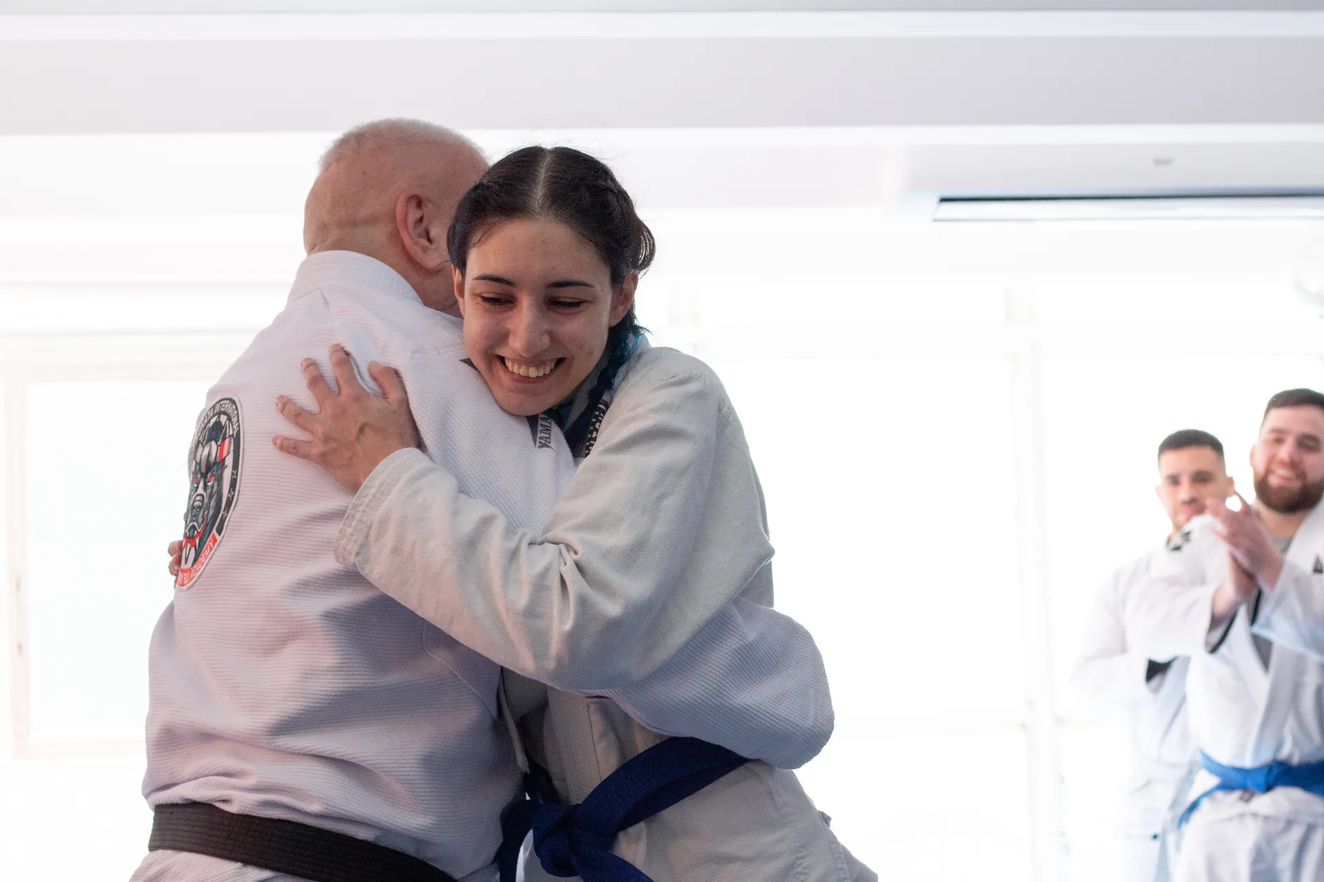 Familia en el tatami